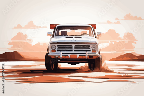 the most beatiful redneck illustration background
