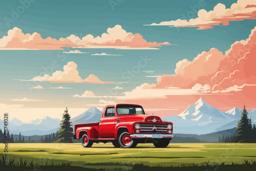 the most beatiful redneck illustration background