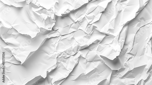 backgrounds with a white crumpled paper texture	
 photo