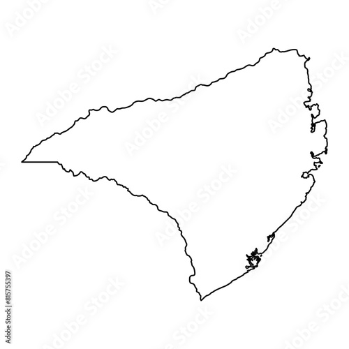 Nampula Province map, administrative division of Mozambique. Vector illustration. photo
