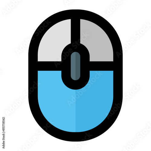 Mouse Icon in Filled Line Style