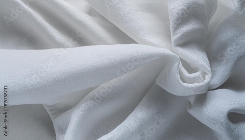 white cotton fabric canvas texture background for design blackdrop or overlay background photo