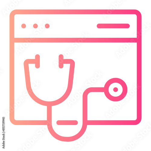 consultation gradient icon