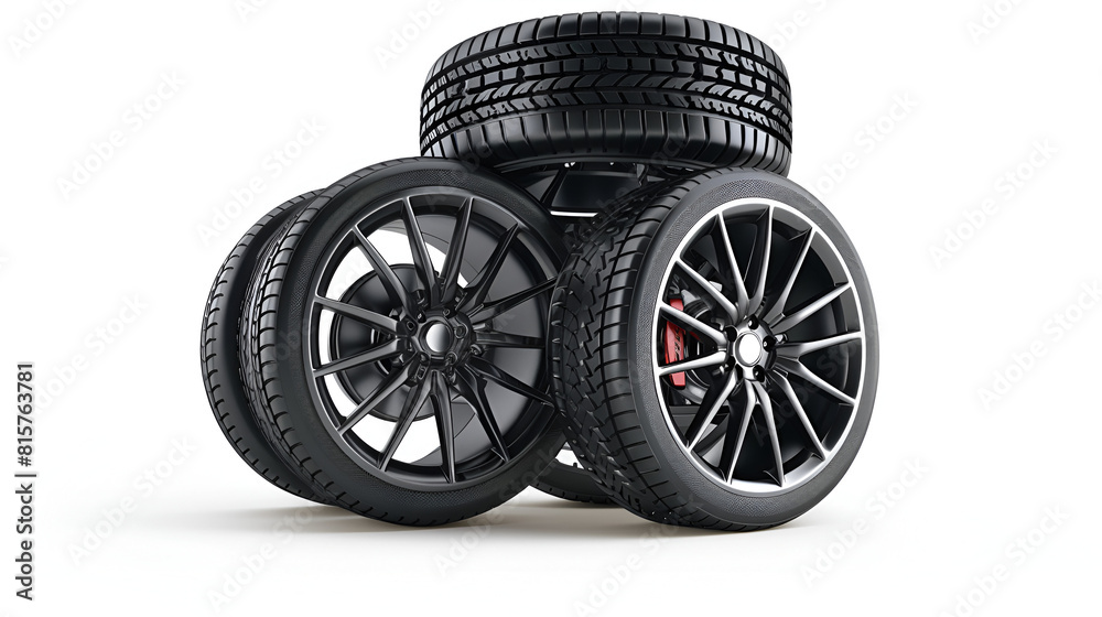 Fototapeta premium Complex Mister Wheels ,generative ai