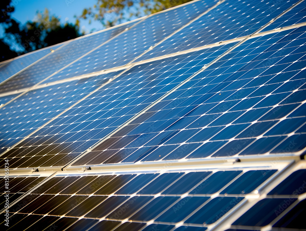 Instalación de placas solares al aire libre energia renovable y limpio Instalación de placas solares al aire libre energia renovable y limpio