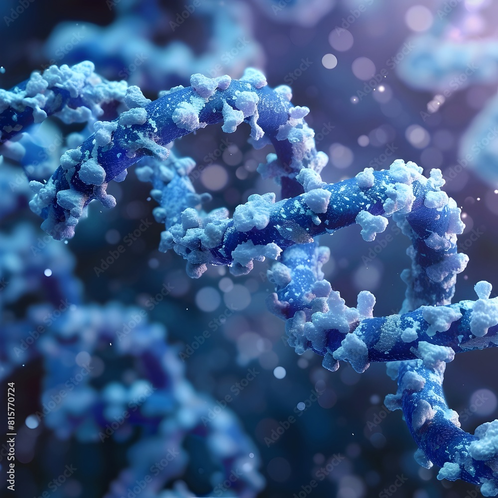 Fototapeta premium Captivating Frozen Crystalline Formations Glistening in Wintery Splendor