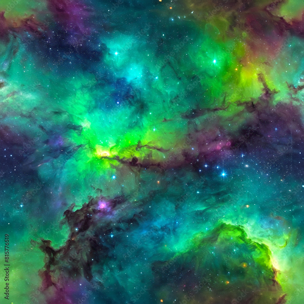 Fototapeta premium 4k seamless galaxy texture