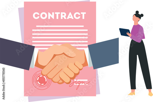 The girl made a deal.