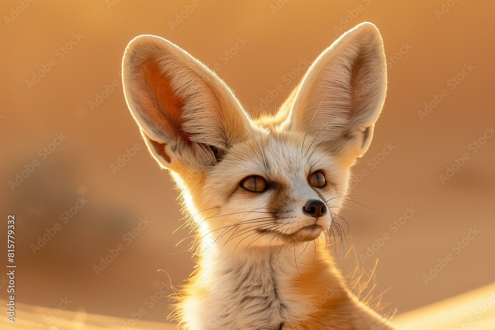 Close-up portrait of a Fennec Fox