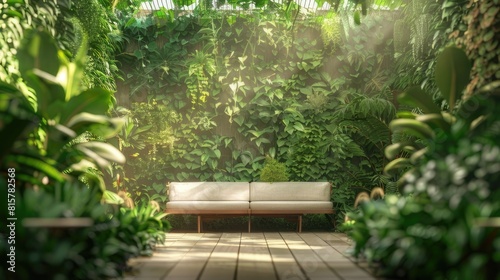 Welcoming 2025 Embracing the New Year on Nature's Path with Eco-Friendly Greenery Wallpaper Concept 
