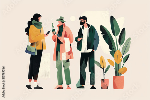 vector illustration art creative illustration minimalistic