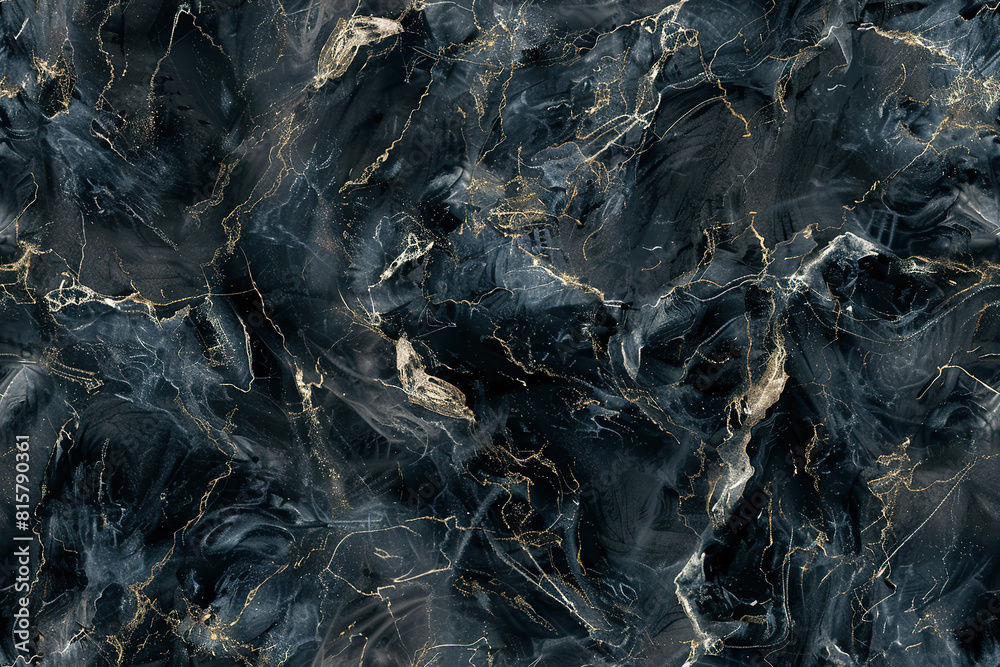 Black and gold marble background, seamless pattern Black and gold marble background, seamless pattern