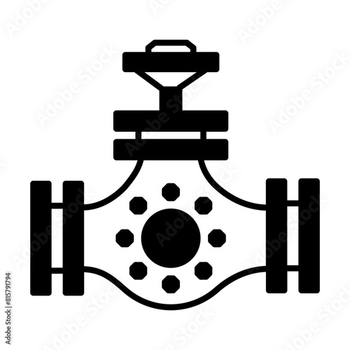 High Pressure Control Valves Vector Design, crude oil and natural  Liquid Gas Symbol, Petroleum and gasoline Sign, power energy market illustration, Gaseous flow or special Valve Concept
