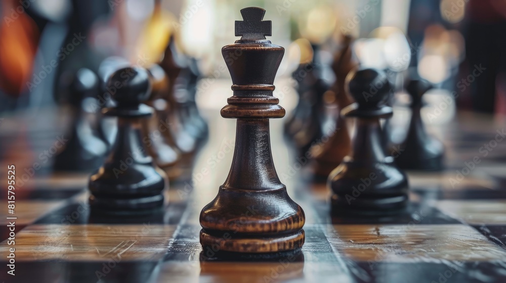 Game Success Achieved Through Strategic Leadership Concept Game Success Achieved Through Strategic Leadership Concept
