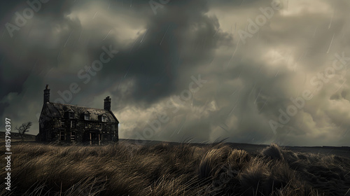 Wuthering Heights Quote - The Essence of Unconventional Love under a Stormy Sky photo