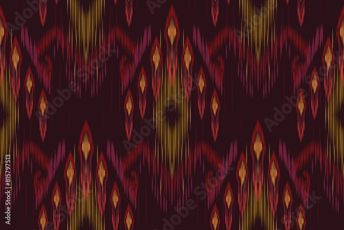Seamless pattern motif design. embroidered concentric texture allover print block for printing fabric.seamless ornament. Colored lines on background. Handmade ethnic,tribal motifs.Vector illustration.