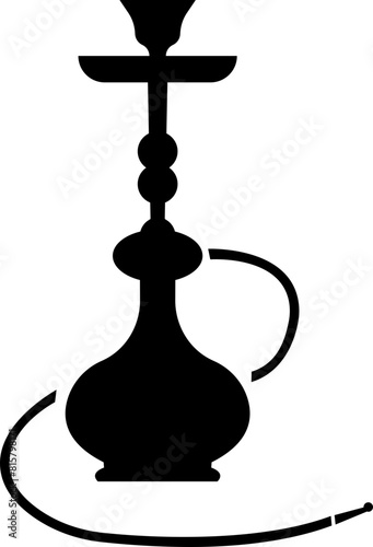 hookah icons black , Shisha Icon symbol , isolated on Transparent Background, Nargile, Nargila, Hubbly bubbly, Shisha Arabic Style, logo template design smoke clip art. restaurant cafe icons.