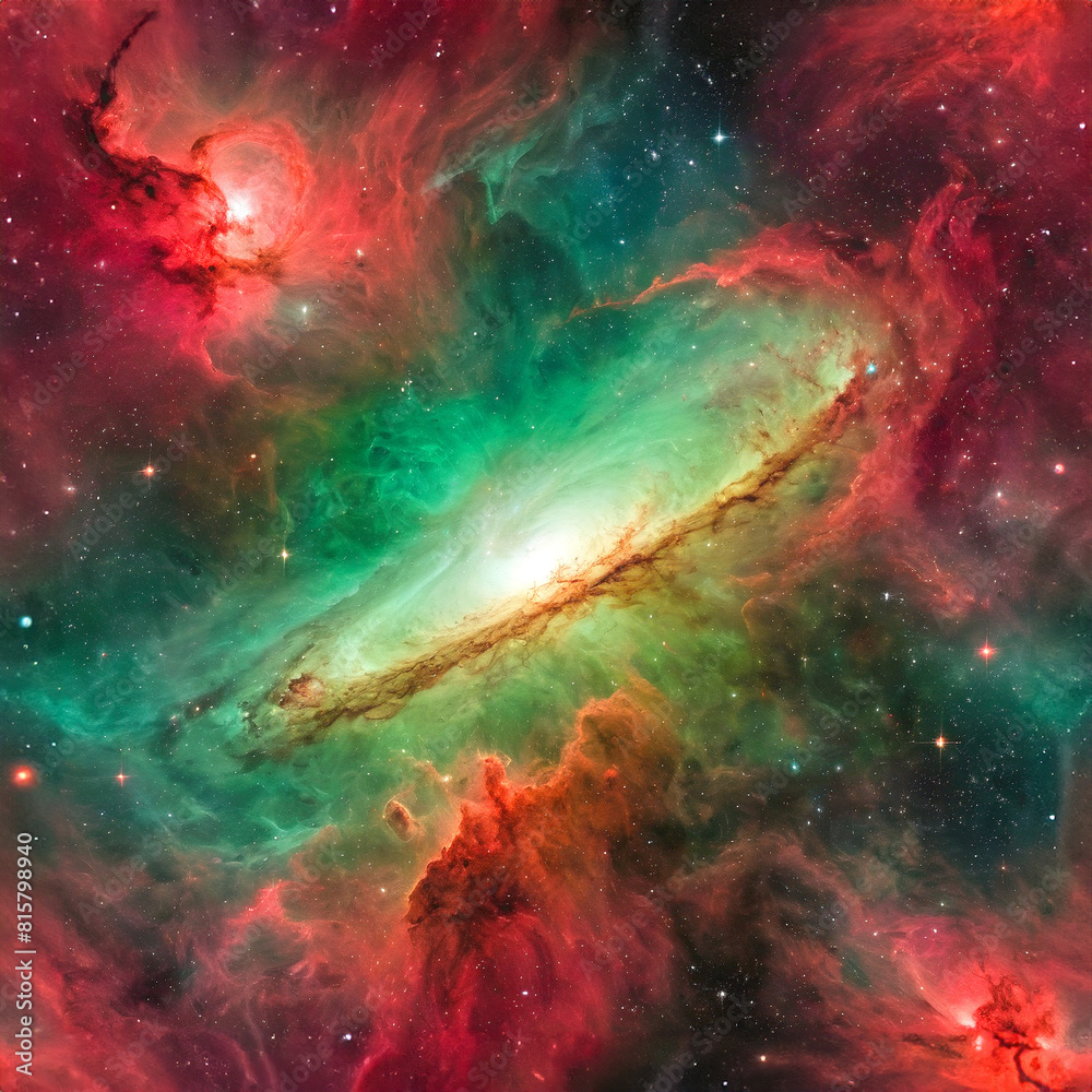 Fototapeta premium 4k seamless galaxy texture