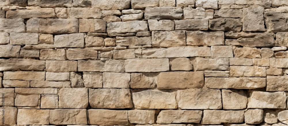 An image displaying the stone texture of an ancient building s wall surface with plenty of space for additional content An image displaying the stone texture of an ancient building s wall surface with plenty of space for additional content