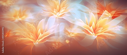 Copy space image of abstract flowers creating a background that allows you to add your own text