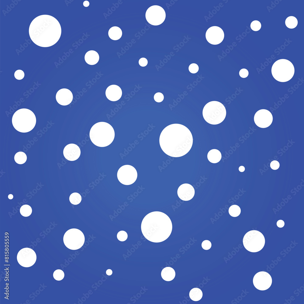 Seamless white dot pattern on blue background, dots for textile design, Dots seamless circle shapes pattern backgrounds