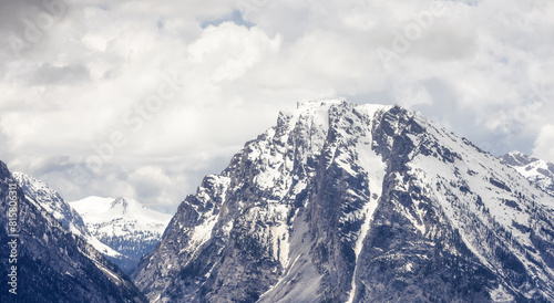 Snow Covered Mountains in American Landscape. © UpStock