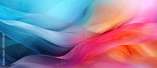 A vibrant background with a mesmerizing blend of colors creating an enchanting copy space image