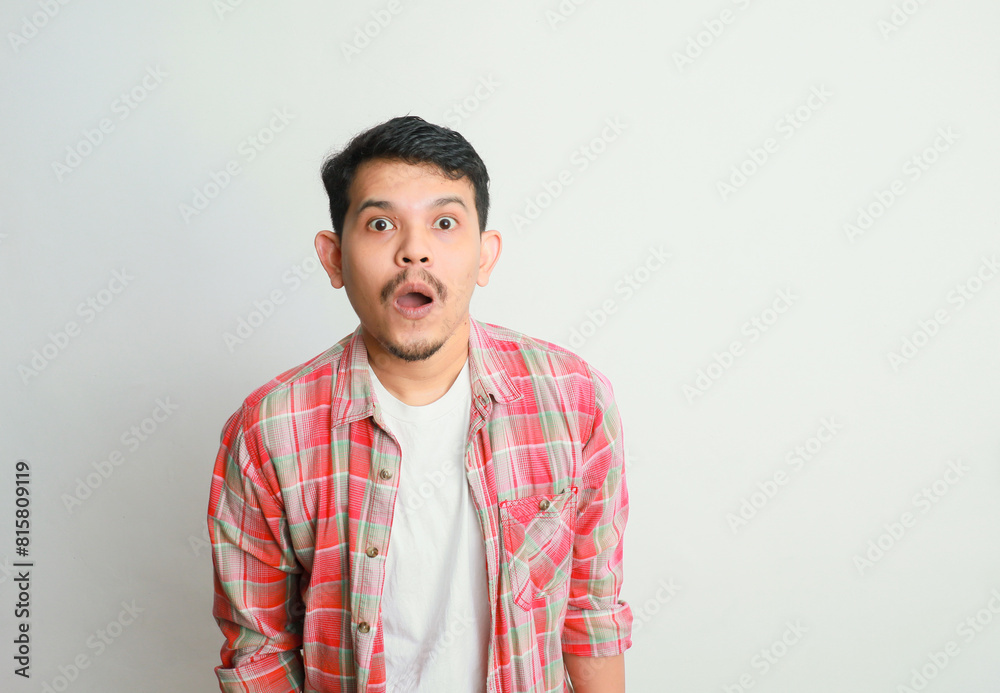 Wow, Omg. Portrait Of Surprised Asian Guy Opened Mouth In Amazement, Shocked Young Man Looking Stunned And Impressed, Emotionally Reacting To News Wow, Omg. Portrait Of Surprised Asian Guy Opened Mouth In Amazement, Shocked Young Man Looking Stunned And Impressed, Emotionally Reacting To News