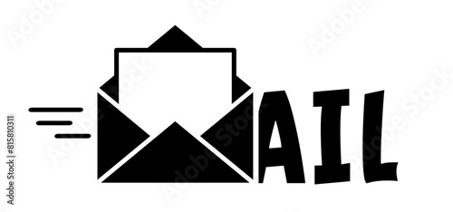 Fast message, e-mail, envelop pictogram. Contact us and social media network icons for business communication. Marketing chatting, messenger, mail, chat or talk. Send mail or letter with envelops. 