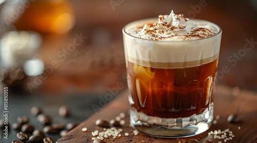 beverage pairing, the combination of coffee and irish whiskey offers a delectably rich and smooth flavor profile, a delightful treat for the taste buds photo