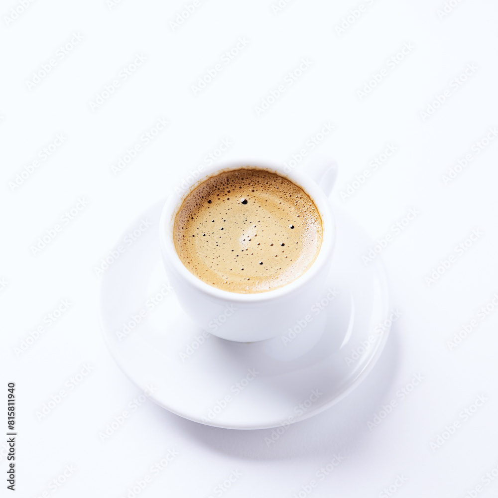 Cup of coffee isolated on white background. Close up Cup of coffee isolated on white background. Close up