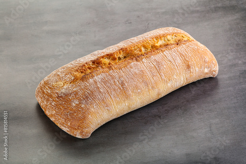 Italian ciabatta bread fresh and crust