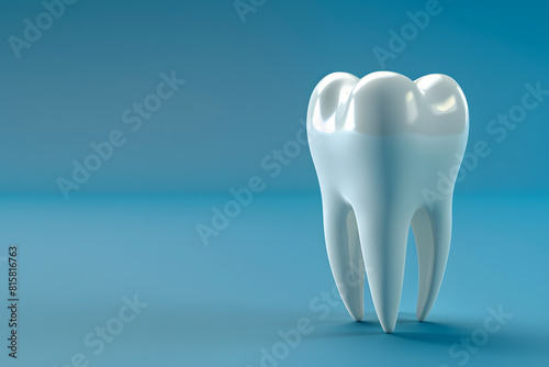 Dental molar tooth  Isolated