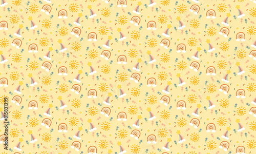 cute children seamless pattern, good for your printed product