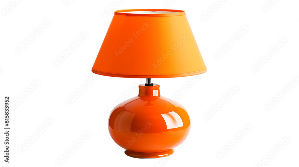 orange lamp isolated on transparent background orange lamp isolated on transparent background