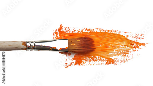 Paint brush isolated on transparent background