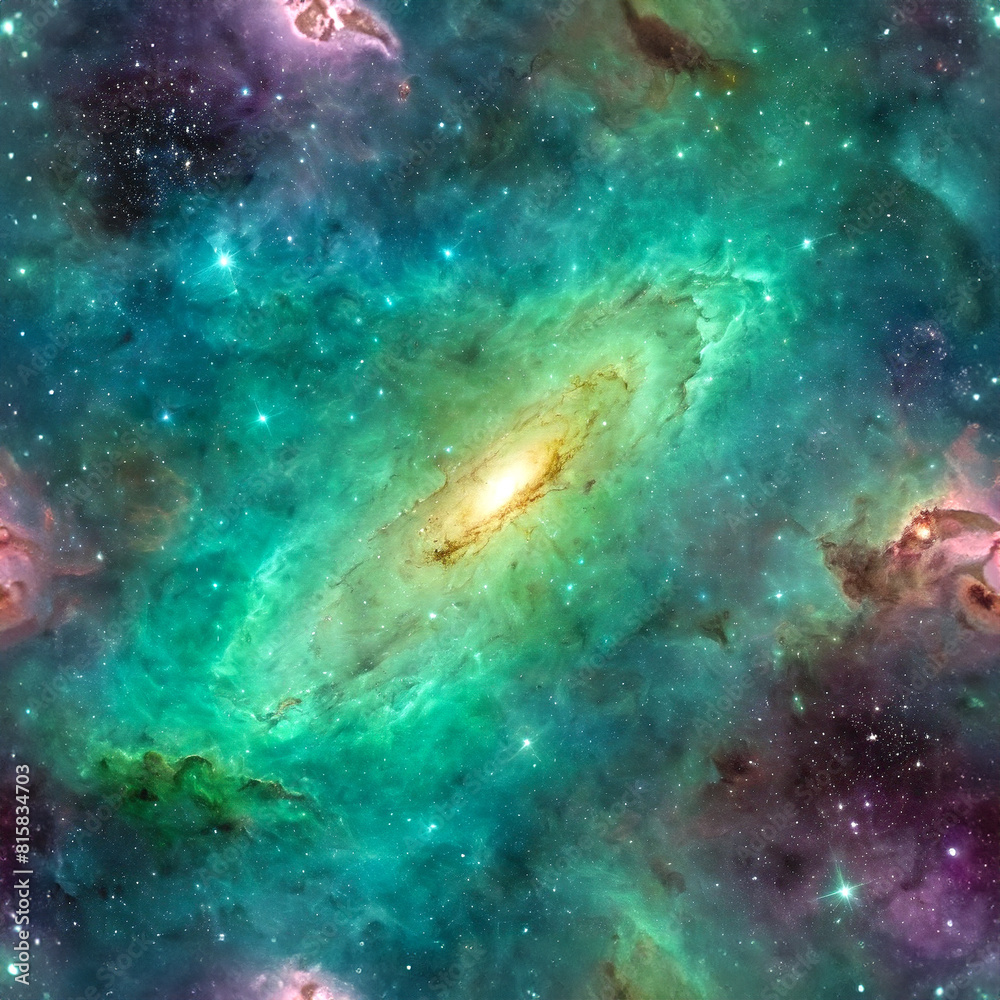 Fototapeta premium 4K Seamless Galaxy Texture