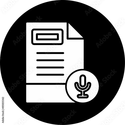 Transcription Icon