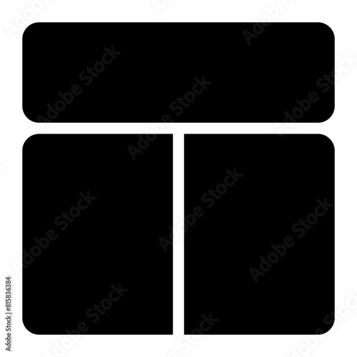 layout glyph icon