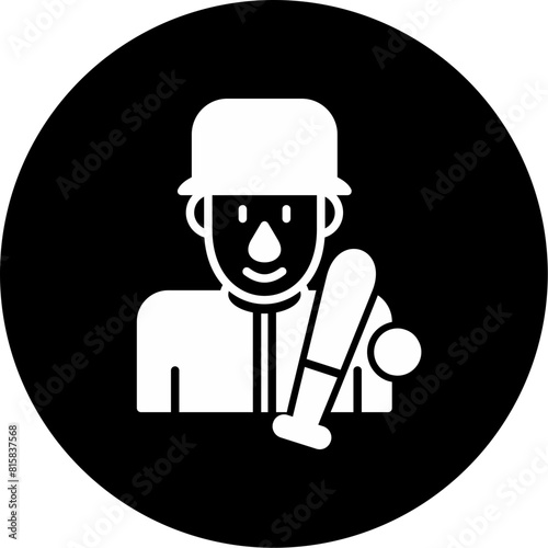 Baseball Player Icon