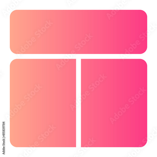 layout gradient icon