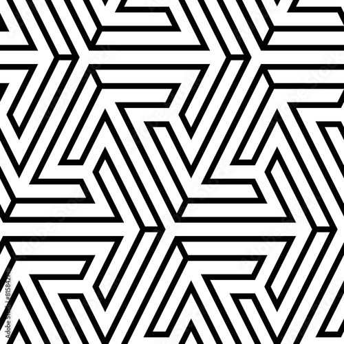 Tribal wallpaper. Figures image. Ethnic ornament. Geometric background. Folk backdrop. Mosaics motif. Digital paper, web design, textile print. Seamless pattern. Vector art work.