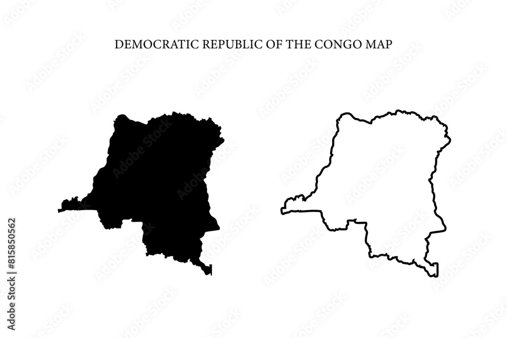 Democratic Republic Of The Congo region map