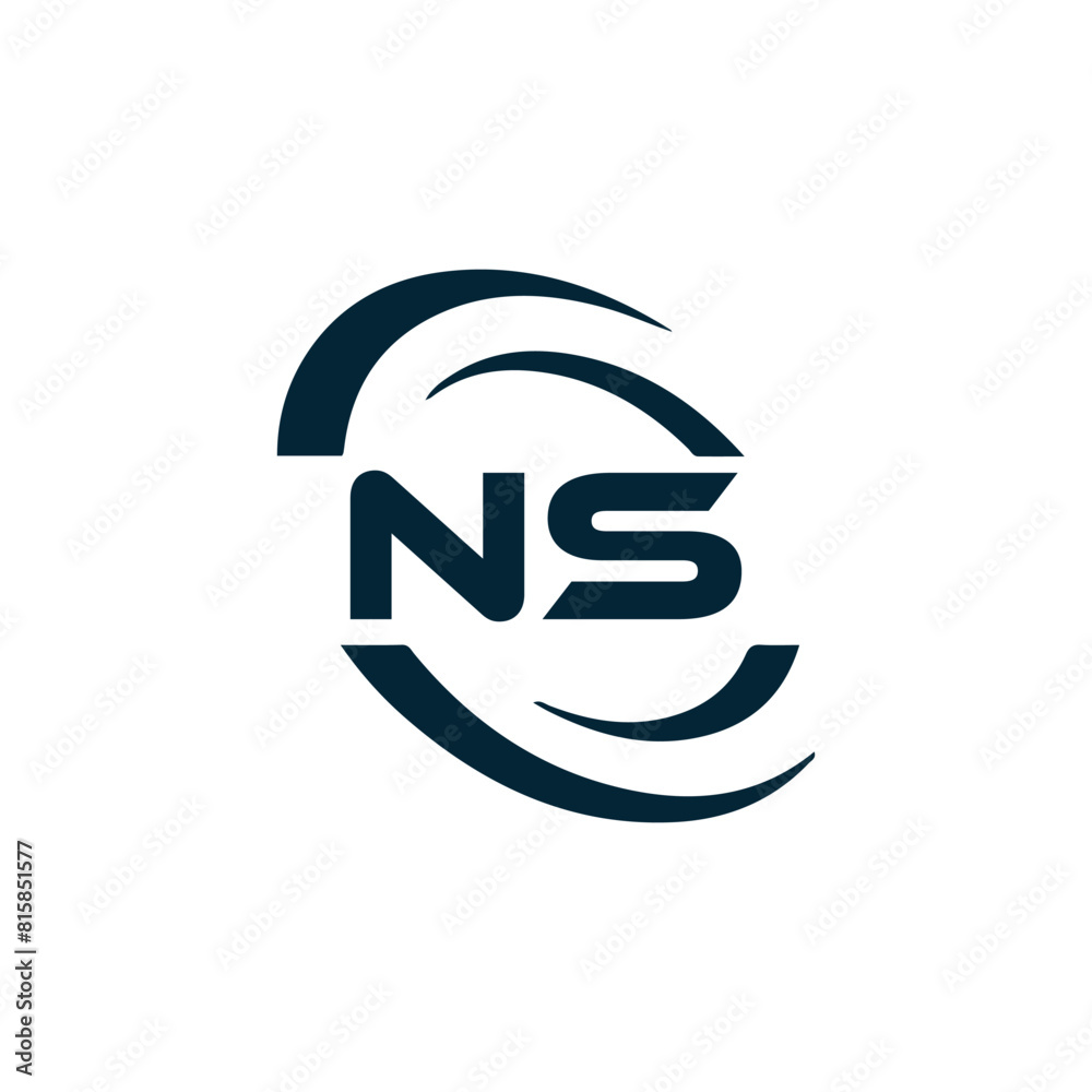 NS Letter Logo Design. Initial letters NS logo icon. Abstract letter NS N S minimal logo design template. N S Letter Design Vector with black Colors. NS logo, NS Letter Logo Design. Initial letters NS logo icon. Abstract letter NS N S minimal logo design template. N S Letter Design Vector with black Colors. NS logo,