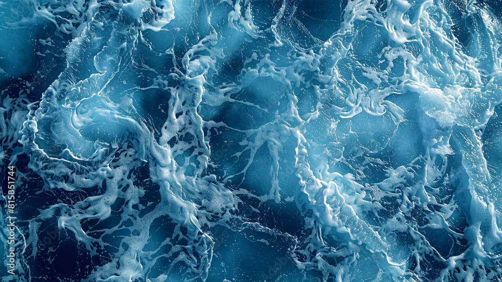 The pattern of blue water for background, 4K, generative ai The pattern of blue water for background, 4K, generative ai