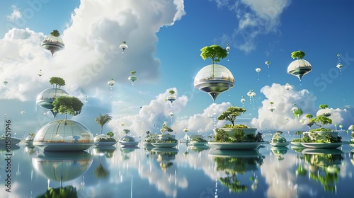 Floating City In The Sky: A Surreal Landscape