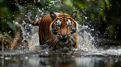  portrait tiger in the jungle