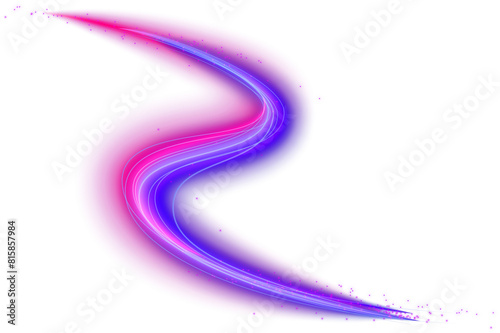 Glowing Neon Curve