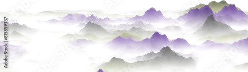 purple mountain landscape