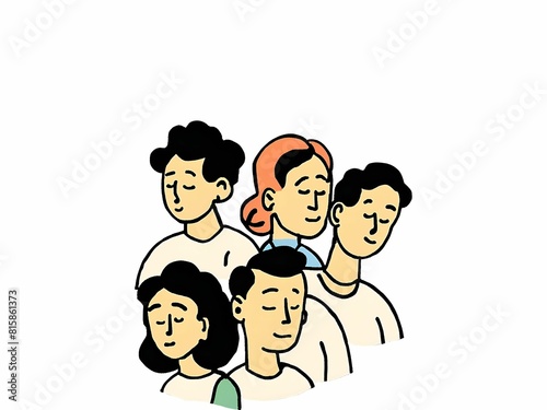 illustration group of people 